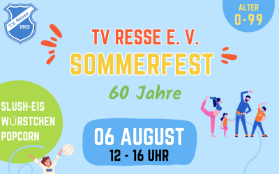 Sommerfest – 60 Jahre TV Resse e.V.